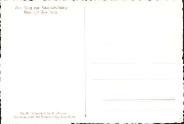 Engelberg OW Ruckhubelhütte Titlis – Bild 2