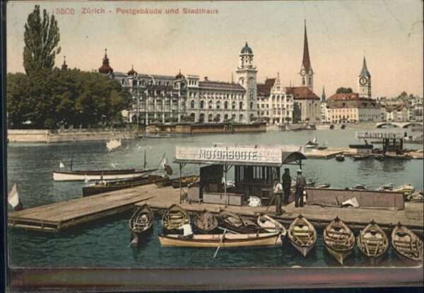 Zuerich Postgebäude Stadthaus Schiff