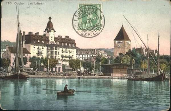 Lausanne VD Ouchy Lac Leman Boot