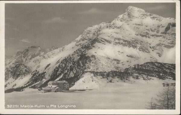 Maloja GR Piz Longhino