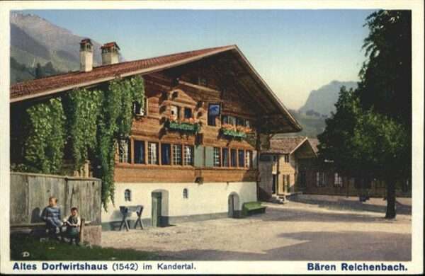 Kandersteg BE Dorfwirtshaus Bären Reichenbach