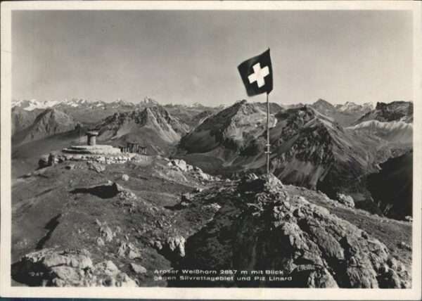 Arosa GR Weisshorn Silvrettagebiet Piz Linard