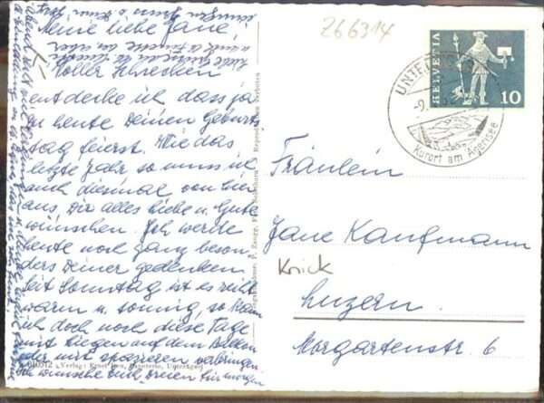 Unteraegeri Fliegeraufnahme – Bild 2