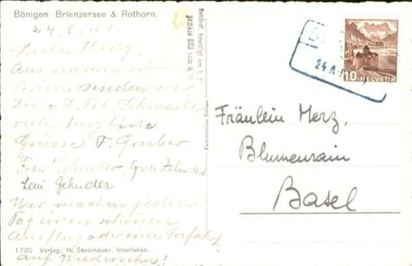 Boenigen Interlaken Brienzersee Rothorn – Bild 2