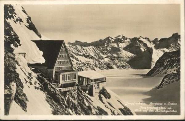 Jungfraubahn Berghaus Aletschgletscher