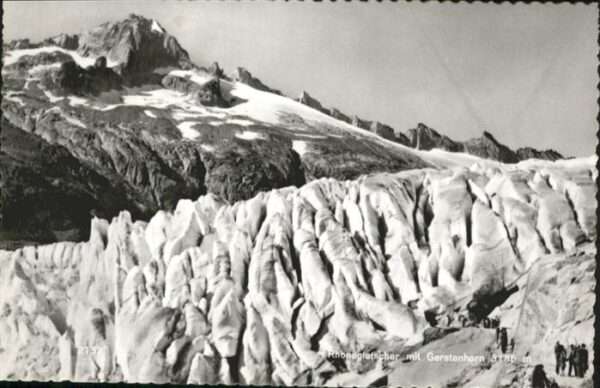 Rhonegletscher Glacier du Rhone Gerstenhorn