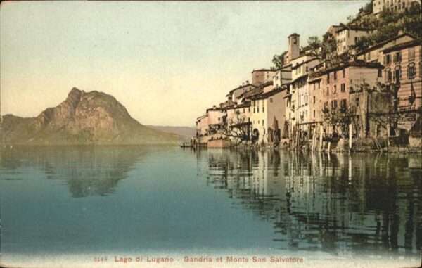 Gandria Lago di Lugano monte San Salvatore