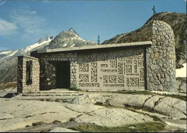Grimsel Pass Passhöhe St Christophorus Kapelle
