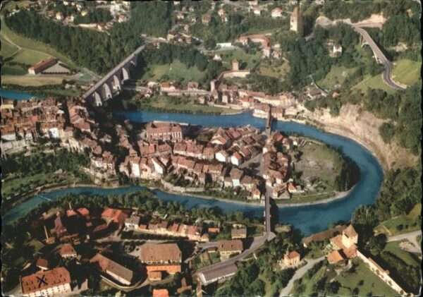 Fribourg FR Fliegeraufnahme