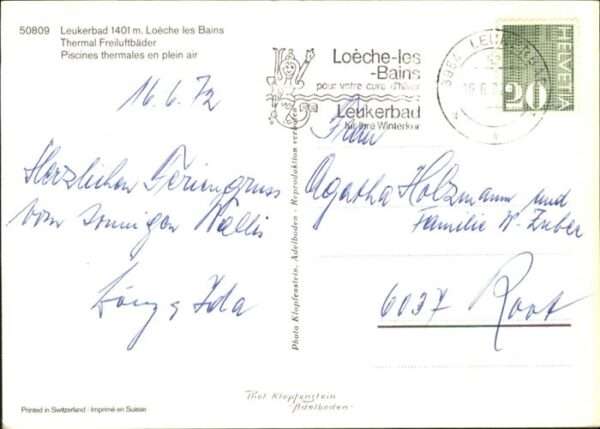 Leukerbad Fliegeraufnahme – Bild 2