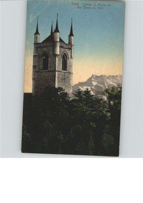 Vevey VD Eglise St Martin Dent du Midi