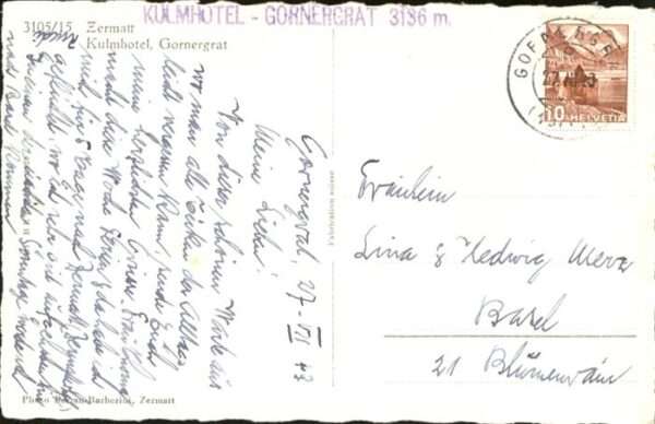 Zermatt VS Kulm Hotel Gornergrat – Bild 2