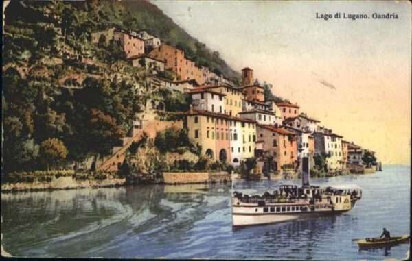 Gandria Lago di Lugano Schiff