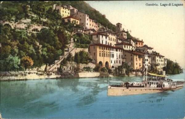 Gandria Lago di Lugano Schiff
