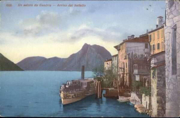 Gandria Lago di Lugano Schiff