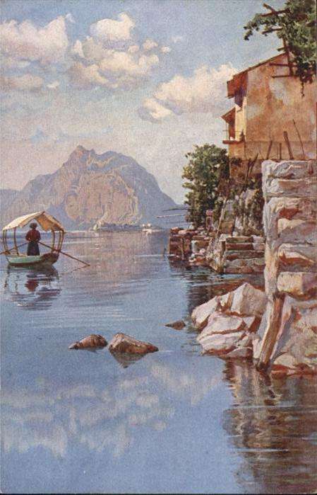 Gandria Lago di Lugano Monte San Salvarore