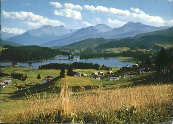 Lenzerheide GR Heidsee Oberhalbsteiner Bergen