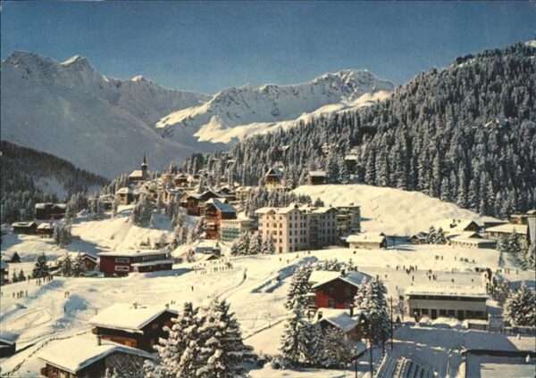 Arosa GR Dorf Übungsfeld
