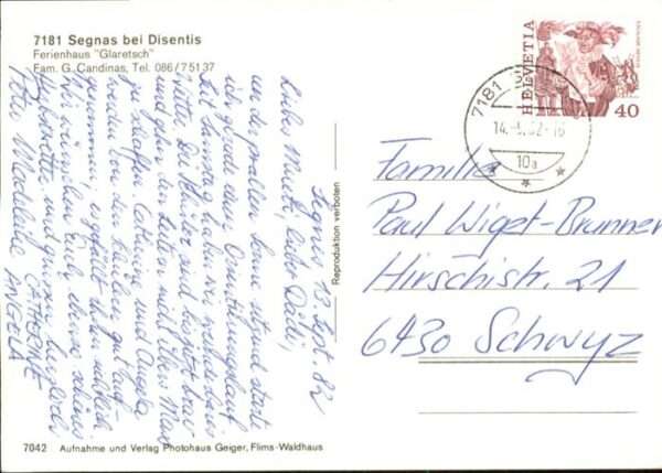 Segnas Ferienhaus Glaretsch – Bild 2