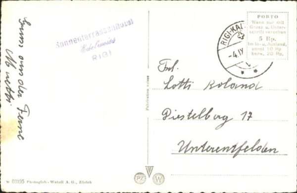 Rigi-Staffel Hotel Pension Edelweiss – Bild 2