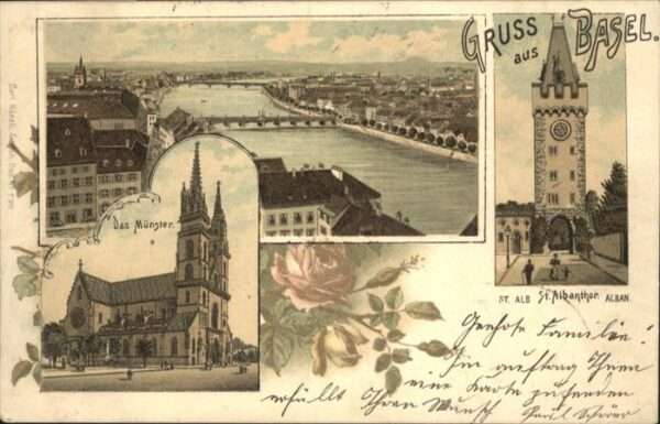 Basel BS Münster St Albanthor Rose