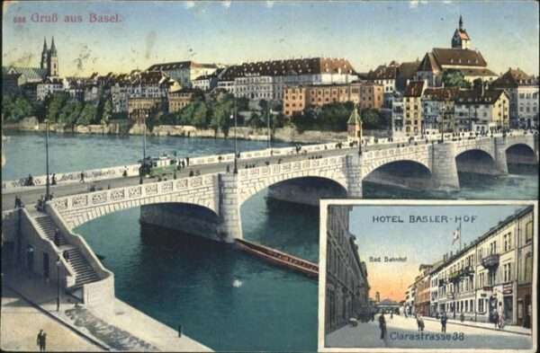 Basel BS Brücke Hotel  Basler Hof
