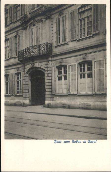Basel BS Haus zum Raben