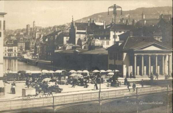 Zuerich Gemüsebrücke Kutsche