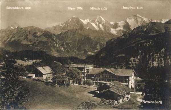 Beatenberg Schreckhorn Eiger Mönch Jungfrau