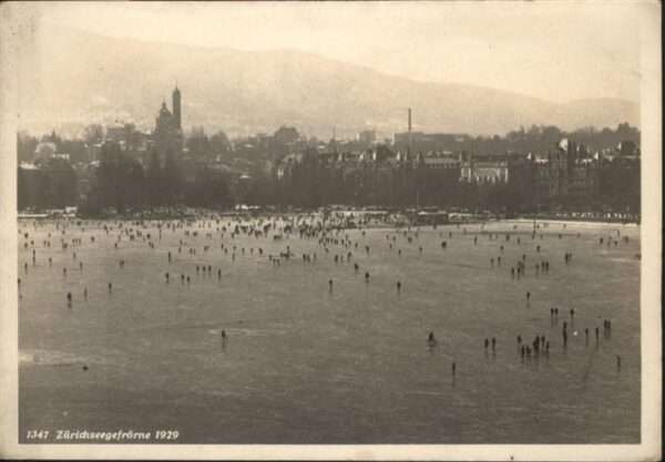 Zuerichsee Gefroren