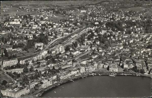 Lugano TI Fliegeraufnahme