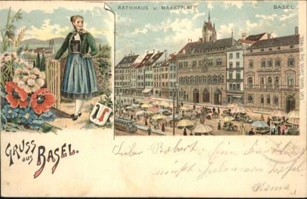 Basel BS Rathaus Marktplatz