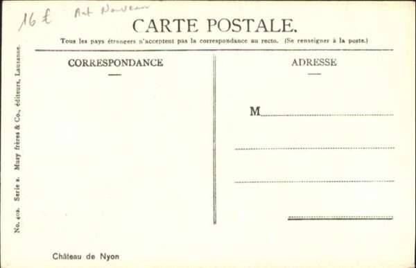Nyon VD Chateau Blume Vogel – Bild 2