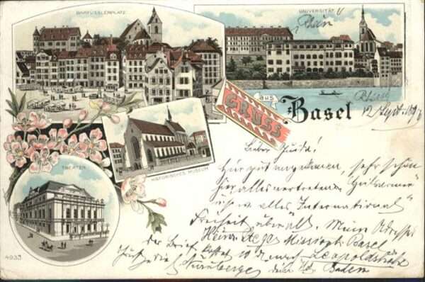 Basel BS Universität Barfüsser Platz Theater Mus