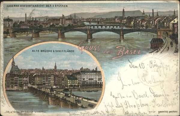 Basel BS Brücke Schifflände