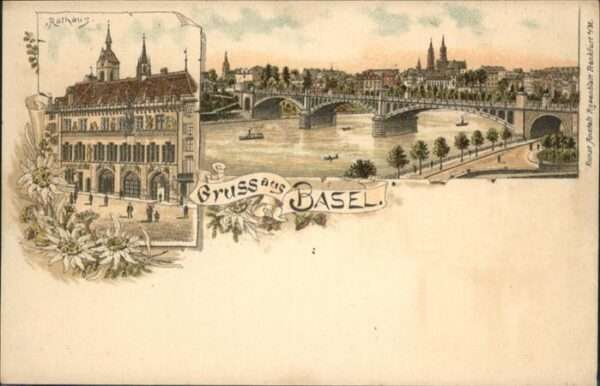 Basel BS Brücke Rathaus