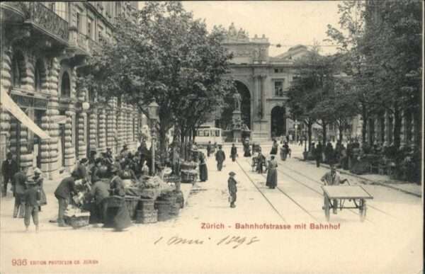 Zuerich bahnhofstrasse Bahnhof