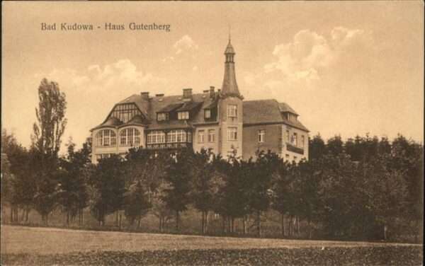 Bad Kudowa Niederschlesien Haus Gutenberg