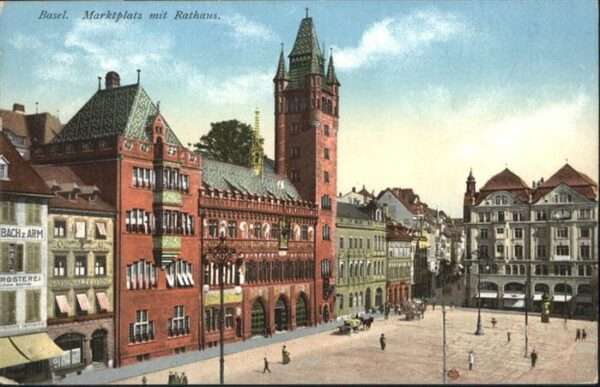 Basel BS Marktplatz Rathaus