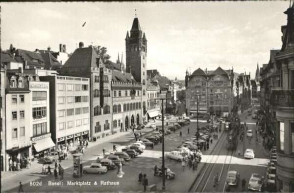Basel BS Marktplatz Rathaus