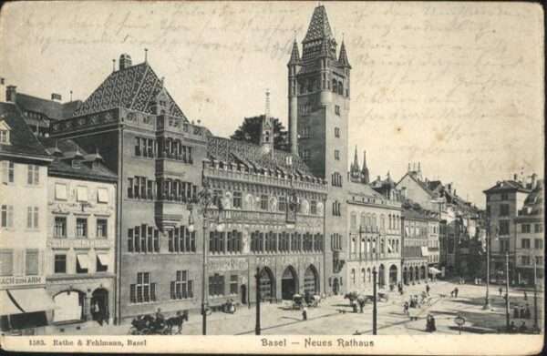 Basel BS Rathaus Kutsche