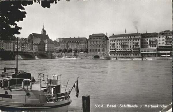Basel BS Schifflände Martins Kirche