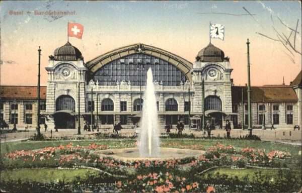 Basel BS Bundesbahnhof Springbrunnen