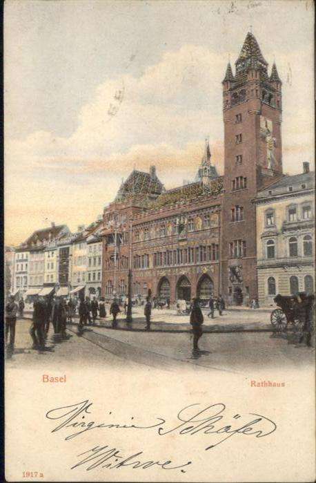 Basel BS Rathaus Kutsche