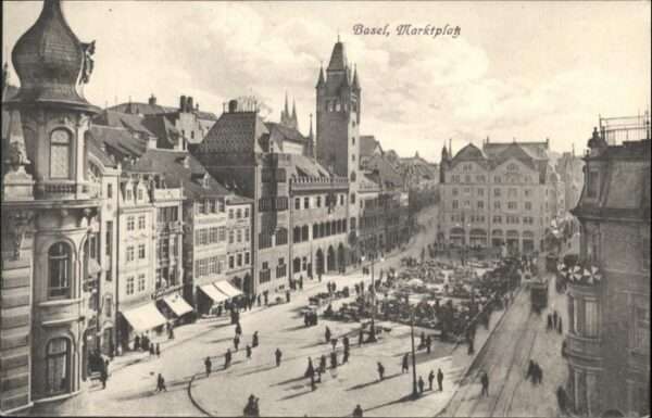 Basel BS Marktplatz Strassenbahn