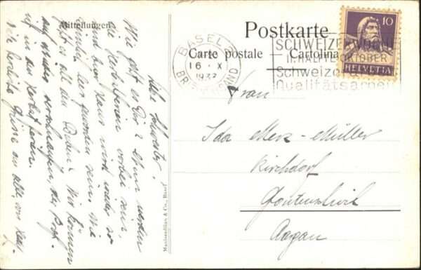Basel BS [Stempelabschlag] Privatklinik Andlauer – Bild 2