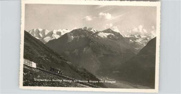 Eisenbahn Drahtseilbahn Muottas Muraigl