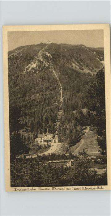 Zahnradbahn Drahtseilbahn Muottas Muragl Hotel Muot