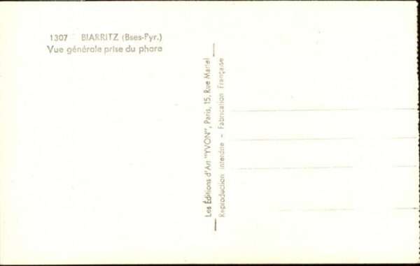 Biarritz Pyrenees Atlantiques vue generale – Bild 2