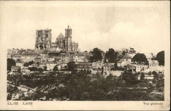 Laon Aisne vue generale